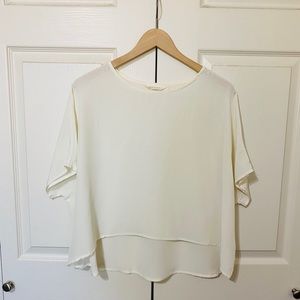 ES Linn Tee in Ivory Silk OSM